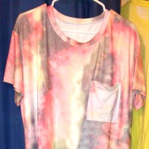 Long XL Tie-dyed Maxi dress